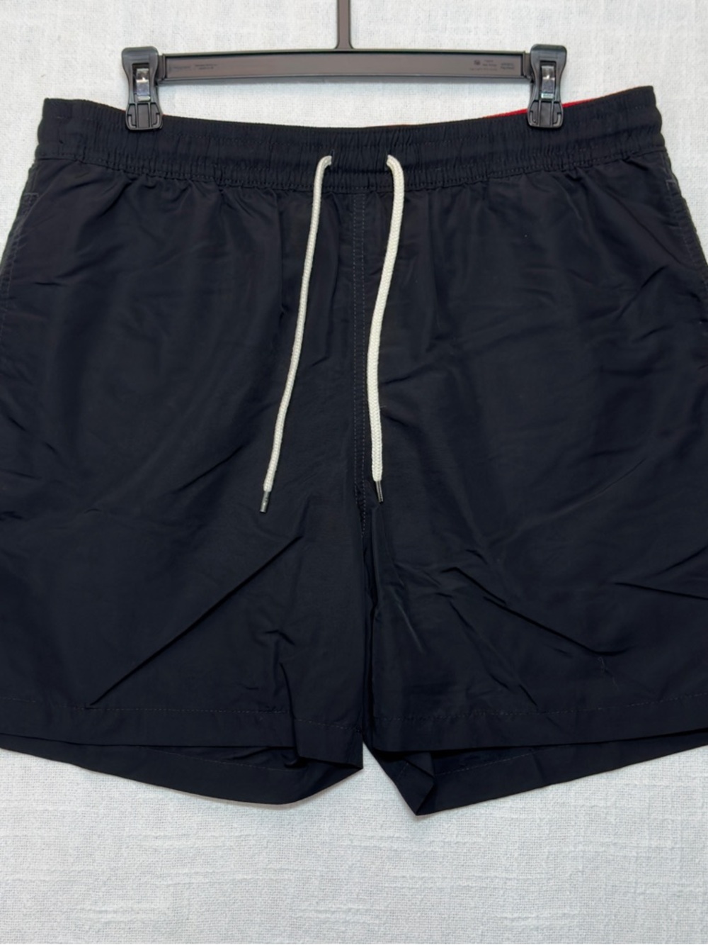 Polo by Ralph Lauren Black Swim Shorts with Logo Patch